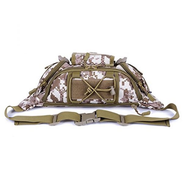 Messagee Tactical Pouch 2 Messagee Hiking Waist Pack Military Tactical Waist Bag Camping Pouch Wear-Resistant Multicolor