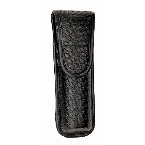 Bianchi AccuMold Tactical Pouch 1 Bianchi 7911 Covered Compact Light Pouch, Size 4, Plane Black,