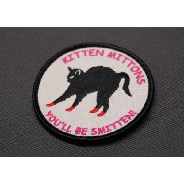 BritKitUSA Airsoft Morale Patch 2 BritKitUSA Kitten Mittons Morale Patch It's Always Sunny in Philadelphia Charlie Day Hook Backing