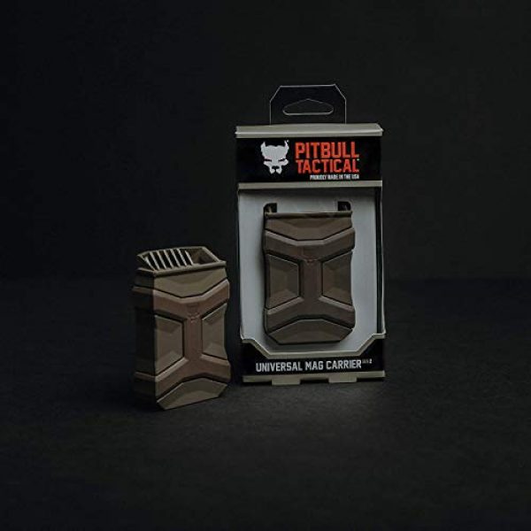 PITBULL TACTICAL Tactical Pouch 6 PITBULL TACTICAL Universal Mag Carrier Gen 2, Single or Double Stack Mag Pouch (2-Pack)