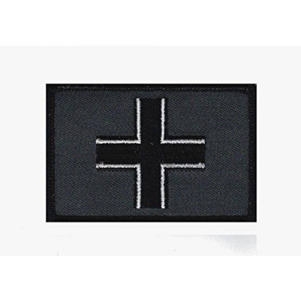 Miltacusa Airsoft Morale Patch 1 Miltacusa WWII Flag Military Flag Patch [Velcro Brand" Fastener -3.0 X 2.0]