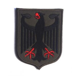 Tactical Embroidery Patch Airsoft Morale Patch 1 German Eagle Germany Flag Embroidery Patch Military Tactical Morale Patch Badges Emblem Applique Hook Patches for Clothes Backpack Accessories