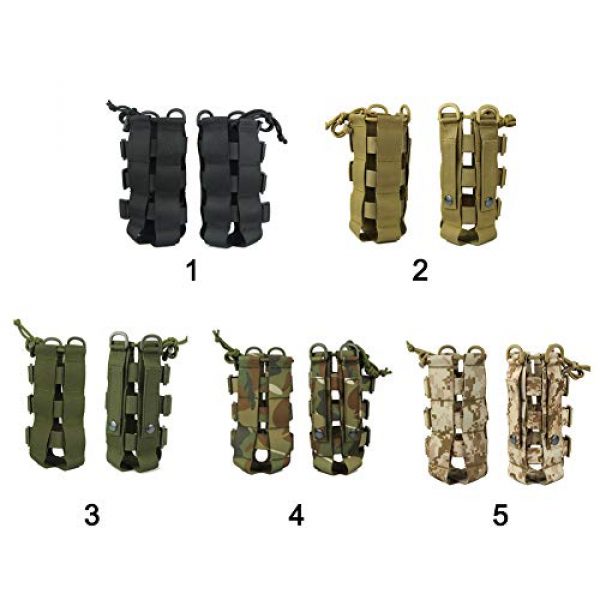 wavewave Tactical Pouch 3 wavewave Tactical Water Bottle Pouch Oxford Cloth 0.5L-2.5L Military Canteen Kettle Bag Cover Holster for Outdoor Travel