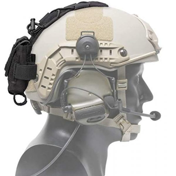 Gexgune Tactical Pouch 4 Gexgune Tactical MK2 Helmet Battery Case Helmet Accessory Bag Multifunction Balance Weight Bag for Fast Helmet Military Battery Pouch