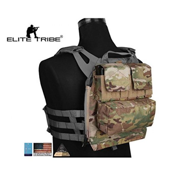 Paintball Equipment Airsoft Tactical Vest 5 Paintball Equipment Tactical Molle Backpack Pouch by Zip for Vest