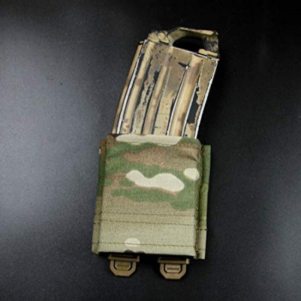 Yamix Tactical Pouch 7 Yamix KYWI 556 Single Magazine Pouch, Mutilcam Tactical Magazine Bag- MC