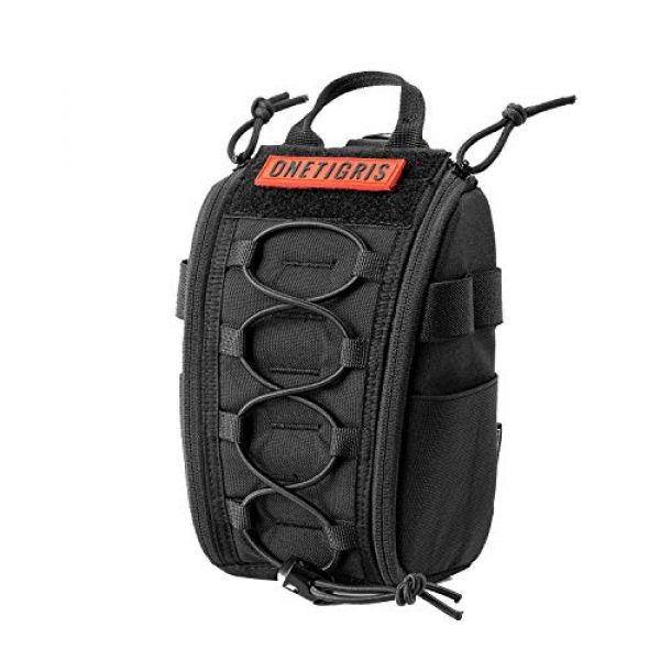 OneTigris Tactical Pouch 6 OneTigris Tactical MOLLE Pouch & MOLLE Medical Pouch (Black)