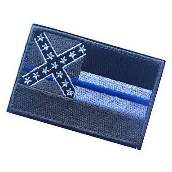 Embroidery Patch Airsoft Morale Patch 3 US Mississippi State Flag Patch Military Hook Loop Tactics Morale Embroidered Patch (color5)