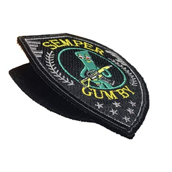 F-Bomb Morale Gear Airsoft Morale Patch 2 "Semper Gumby - Always Flexible" Tactical Embroidered Morale Patch