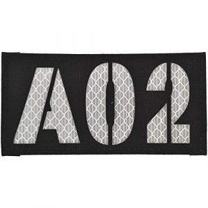 Tactical Gear Junkie Airsoft Morale Patch 1 Custom White Honeycomb Reflective Laser Cut - 2x4 Cordura Call Sign Patch - Black