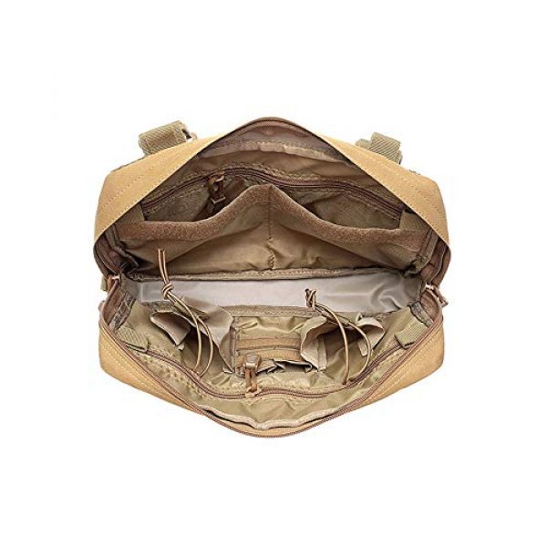 Sunnystacticalgear Tactical Pouch 7 Outdoor Sports Gear Combat Assault Bag Multi-Functional Vest Tactical Chest Rig Pouch with Strap