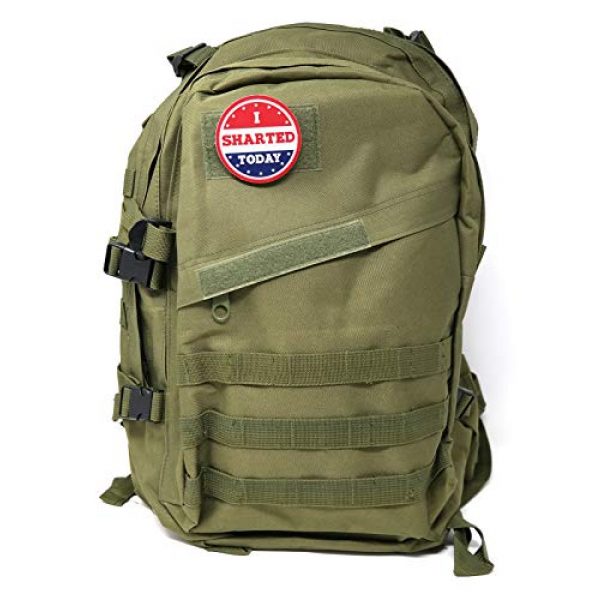 Stinking Patch Co. Airsoft Morale Patch 4 I Sharted Today | I Voted Today Parody | PVC Rubber Morale Patch | Funny Tactical Patch