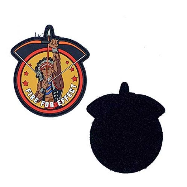 PatchOps Airsoft Morale Patch 2 PatchOps Fire for Effect Patch PVC Tactical Morale Patch 3" x 2"- Hook Backed