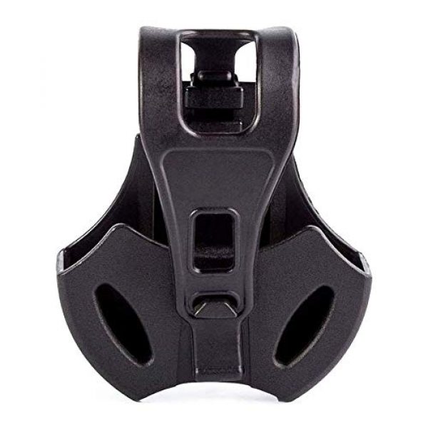 ROCOTACTICAL Tactical Pouch 2 ROCOTACTICAL Quick Release Molded Handcuff Case with Rubber Closure, Universal Handcuff Pouch for Most Chain or Hinged Cuffs, Law Enforcement Duty Handcuff Holster, Police Cuff Case