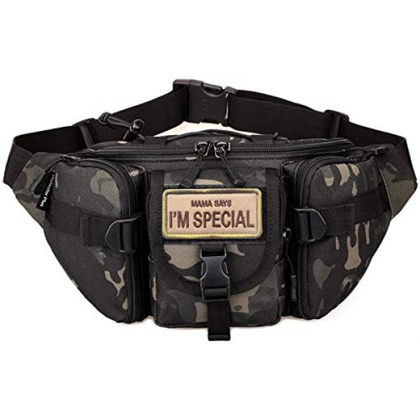 CREATOR Airsoft Morale Patch 6 Mama Says I'm Special Tactical Patch Military Embroidered Hook & Loop Patch for Men, Children and Pets