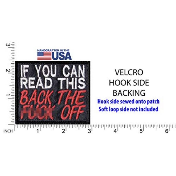 Patch Brigade Airsoft Morale Patch 2 If You Can Read This Back The F-ck Off Patch