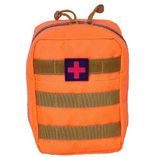 GZWER Tactical Pouch 1 GZWER EMT IFAK Tactical Molle Pouch Medical First Aid Kit Bag Utility Box