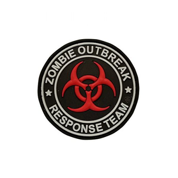 5ive Star Gear Airsoft Morale Patch 1 5ive Star Gear Zombie Outbreak Morale Patches, Multi-Color, One Size