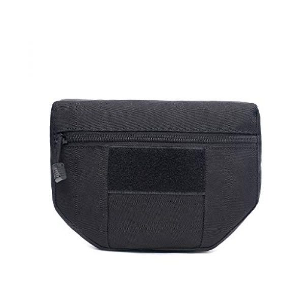 LIVANS Tactical Pouch 3 LIVANS Tactical Dump Drop Pouch, Tactical Vest Add-on Bag Pack with Hook and Loop Mag Recovery Organizers for JPC CPC AVS Tactical Vest Airsoft