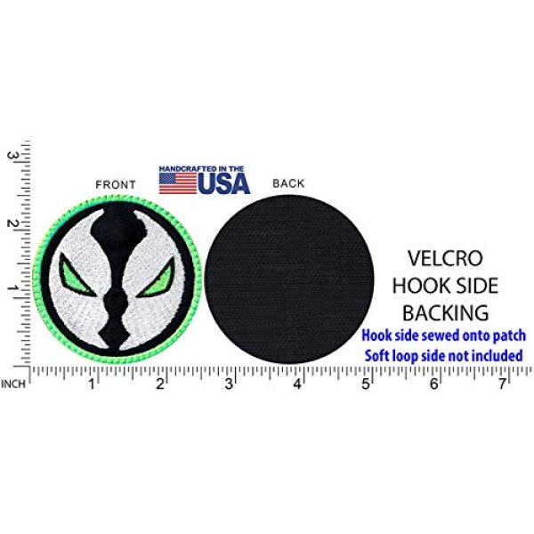 Tactical Patch Works Airsoft Morale Patch 5 Spawn Hell Cartoon Head Compatible Inspired Art Patch