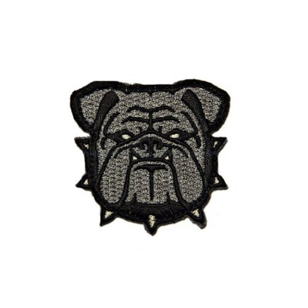 MilSpec Monkey Airsoft Morale Patch 1 Bulldog Head Large Morale Patch - ACU