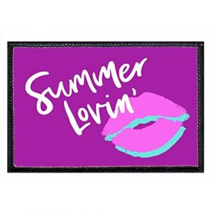 P PULLPATCH Airsoft Morale Patch 1 Summer Lovin' Morale Patch | Hook and Loop Attach for Hats, Jeans, Vest, Coat | 2x3 in | by Pull Patch