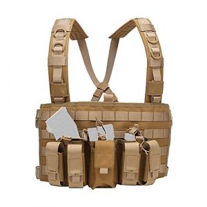 Sunnystacticalgear Tactical Pouch 1 Outdoor Sports Airsoft Gear Tactical Molle Vest Pouch Bag Carrier Camouflage Combat Assault Tactical Chest Rig