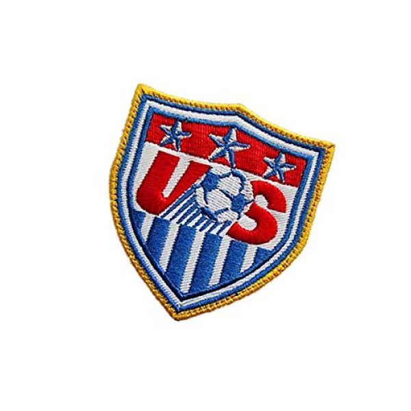 Embroidery Patch Airsoft Morale Patch 3 USA United States World Cup Football Soccer Club Team Military Hook Loop Tactics Morale Embroidered Patch