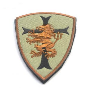 Tactical Embroidery Patch Airsoft Morale Patch 1 Devgru Lion Cross Crusader Embroidery Patch Military Tactical Morale Patch Badges Emblem Applique Hook Patches for Clothes Backpack Accessories