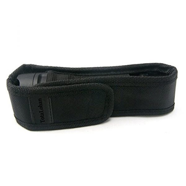 TotaLohan Tactical Pouch 4 TotaLohan 2pcs Tactical Light Pouch Holster Belt Carry Cases Fits G700,A100,T2000,X800 Tactical Flashlight,TC1200 TACITCAL Holster
