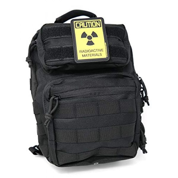 Stinking Patch Co. Airsoft Morale Patch 2 Caution Radioactive Materials PVC Tactical Patch | Funny and Practical!