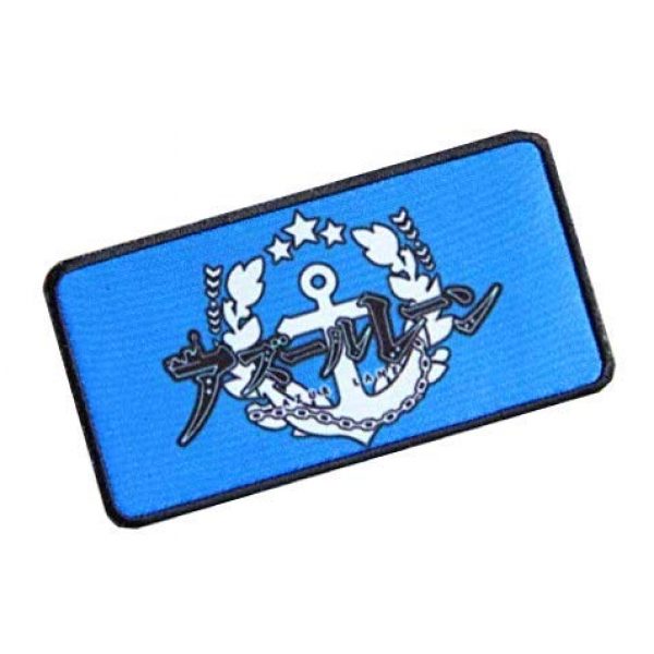 Fine Print Patch Airsoft Morale Patch 2 Azur Lane Patch Military Hook Loop Tactics Morale Printed Patch (color2)
