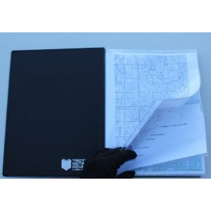 TACTICAL NOTEBOOK COVERS.COM Tactical Pouch 1 TACTICAL NOTEBOOK COVERS.COM Military Map Protector Book, Letter Size, 20 Vinyl Envelope Pages, Hardcover, Holds 8 1/2" x 11" Paper