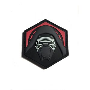 Empire Tactical USA Airsoft Morale Patch 1 KYLO REN 3D PVC GITD Morale Patch 2.5" x 2.5"