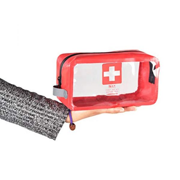 BREEZEY Tactical Pouch 3 BREEZEY PVC Transparent Empty First Aid Kit Emergency Medical Box Portable Travel Outdoor Camping Survival Medical Bag Big Capacity Travel/Car