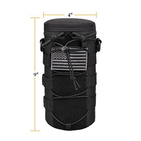 AMYIPO Tactical Pouch 5 AMYIPO Water Bottle Pouch Molle Tactical Holder Storage Bag for 32oz Carrier