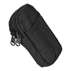 Shanbor Tactical Pouch 2 Shanbor Long Time Use Wear-Resistant Outdoor Accessory Bag, Convenient to Use 800D High Density Nylon Outdoor Bag, for(Black)
