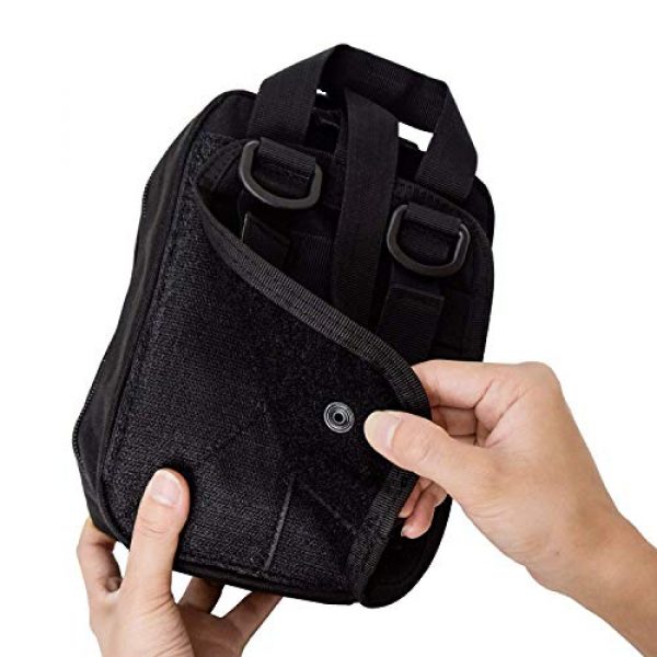 Krisvie Tactical Pouch 7 Krisvie 2Pack Tactical EMT Pouch 1000D Nylon Detachable Molle First Aid Bag for Outdoor