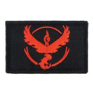 Tactical Embroidery Patch Airsoft Morale Patch 1 Firebird Team Valor/Articuno Team Mystic Embroidery Patch Military Tactical Morale Patch Badges Emblem Applique Hook Patches for Clothes Backpack Accessories