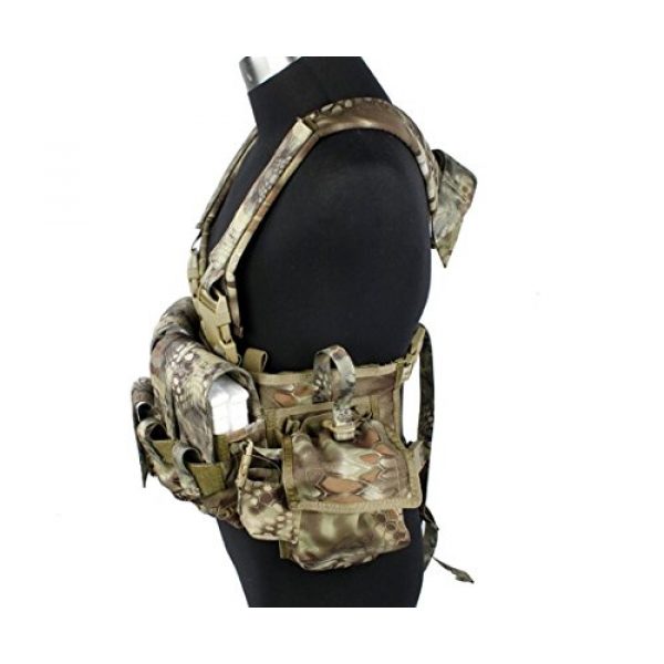 TMC Airsoft Tactical Vest 3 TMC Tactical Military 961A Kryptek MAD Camo Chest Rig for Airsoft Paintball