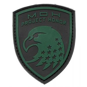 Tactical PVC Patch Airsoft Morale Patch 1 Medal of Honor MOH Eagle PVC Military Tactical Morale Patch Badges Emblem Applique Hook Patches for Clothes Backpack Accessories
