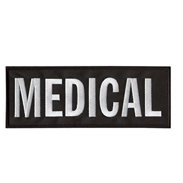LEGEEON Airsoft Morale Patch 1 LEGEEON Medical Large XL 10x4 inch EMT EMS Medic Paramedic Tactical Bulletproof Vest Hook&Loop Patch