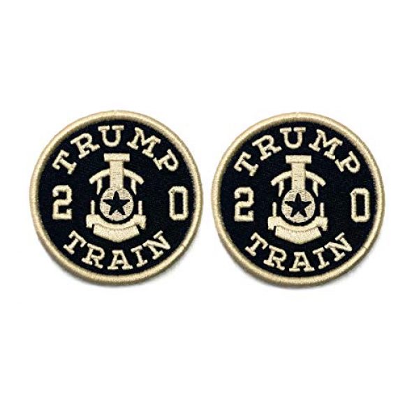 Spirit of Venture Airsoft Morale Patch 1 2 Pieces Trump Train Patch 2020