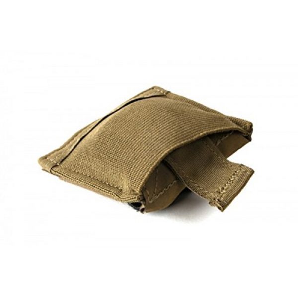 Blue Force Gear Tactical Pouch 1 Blue Force Gear Belt Mounted Ten-Speed Dump Pouch, Small, with Adjustable Belt Loop in Coyote Brown (BT-DP-S-CB)