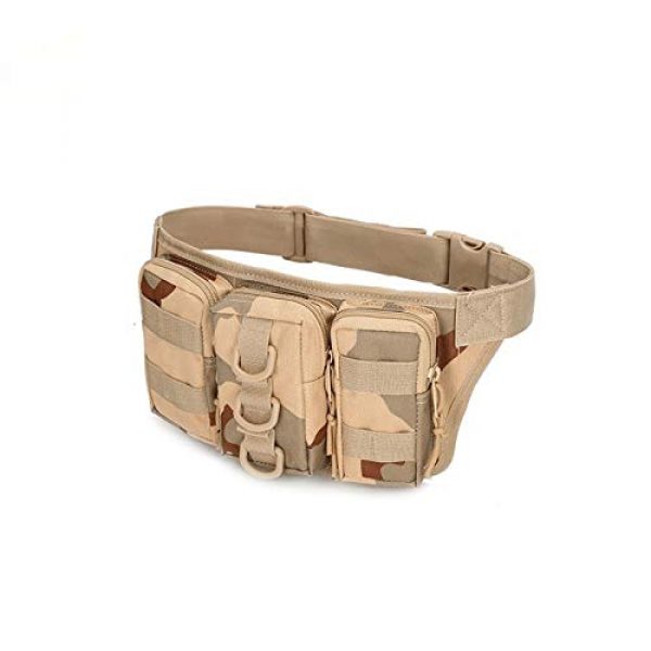 LGL Tactical Pouch 1 Tactical Sling Bag Tactical Belt Bag - Tactical Waterproof Men Waist Pack Hiking nylon Waist Bag Outdoor Army Military Hunting Sports Climbing Camping Waist Pockets Tool Pouch Bag Mini Utility Pouch