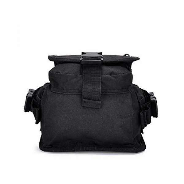 Ruosaren Tactical Pouch 4 Ruosaren Outdoor Tactical Leg Bag, Military Camouflage Multi-Function Waist Bag, Leg Hanging Riding Adventure Mobile Pocket