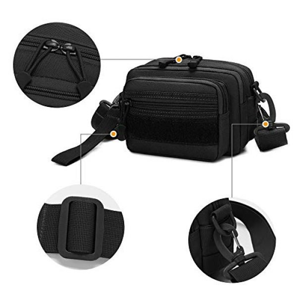 Huntvp Tactical Pouch 5 Huntvp Tactical Utility MOLLE Pouch Outdoor Casual Messenger Bag Military Waist Belt Bag Pack Handbag
