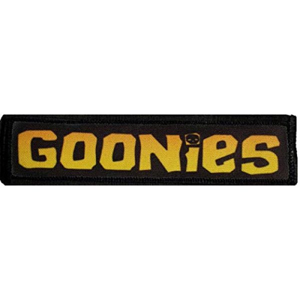 RedheadedTshirts Airsoft Morale Patch 1 1x4 Goonies Movie Morale Patch Funny Tactical Military. 2x3" Hook Made in The USA Perfect for Your Rucksack, Molle Gear, Operator hat or Cap!