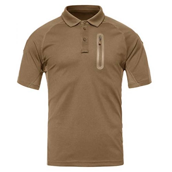 CRYSULLY Tactical Shirt 2 Men's Short Sleeve Shirt Cargo Tactical Military Pullover Outdoor T-Shirt Army Combat Polo Shirts