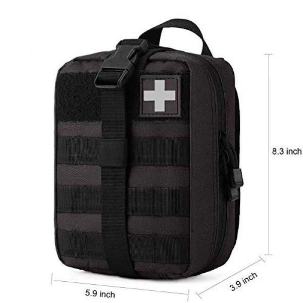 VIIDOO Tactical Pouch 7 Ifak Pouch Rip Away Molle Medical First Aid Pouch